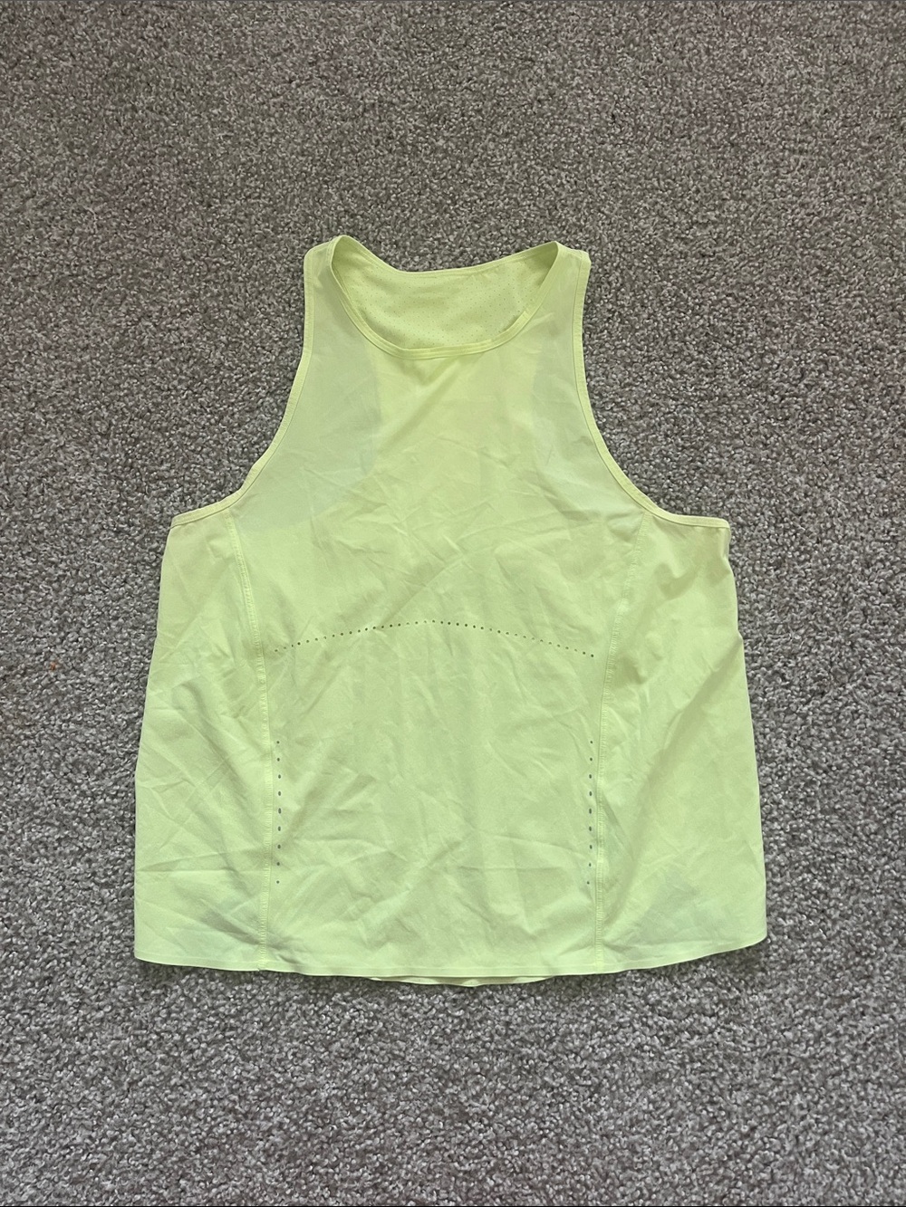 Lululemon Faded Zap Swift Ventilated Racerback Tank Size 6/8